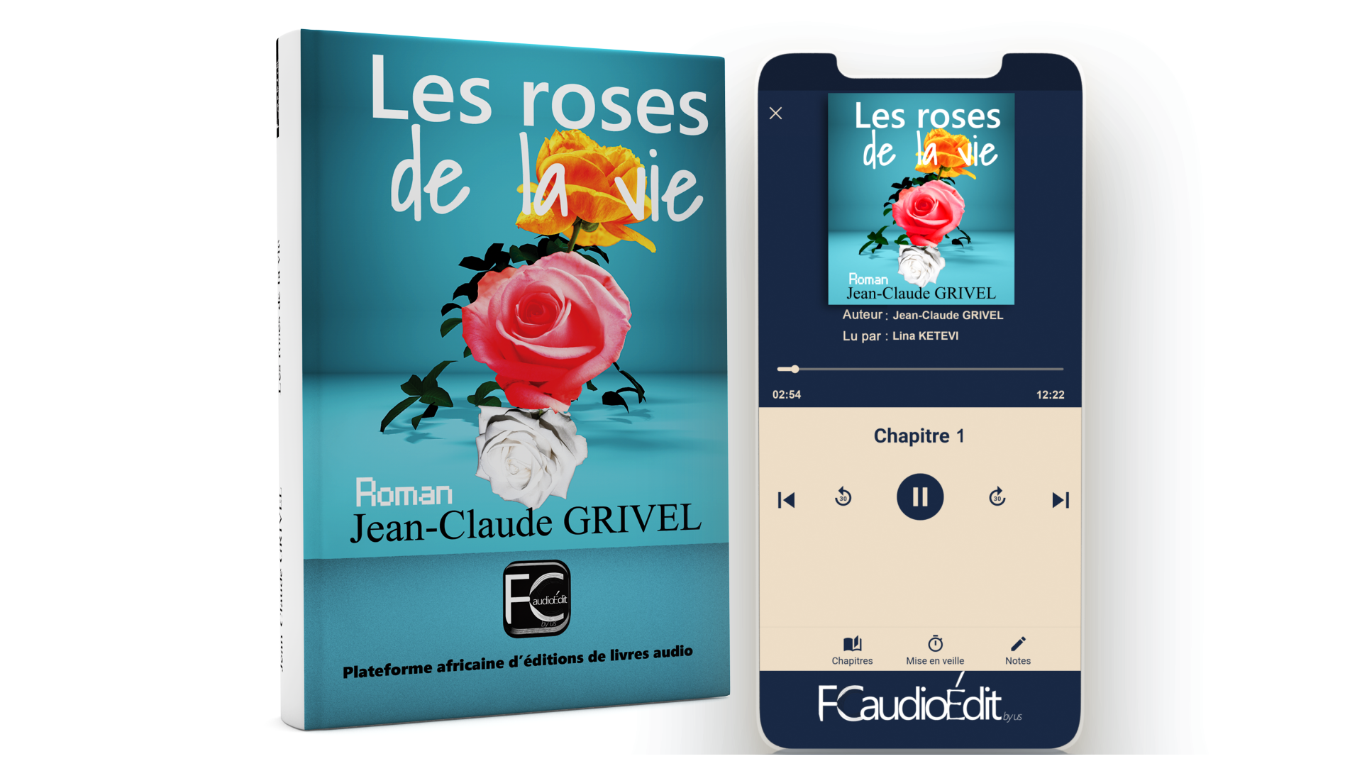 Livre audio du roman LES ROSES DE LA VIE de Jean-Claude GRIVEL 