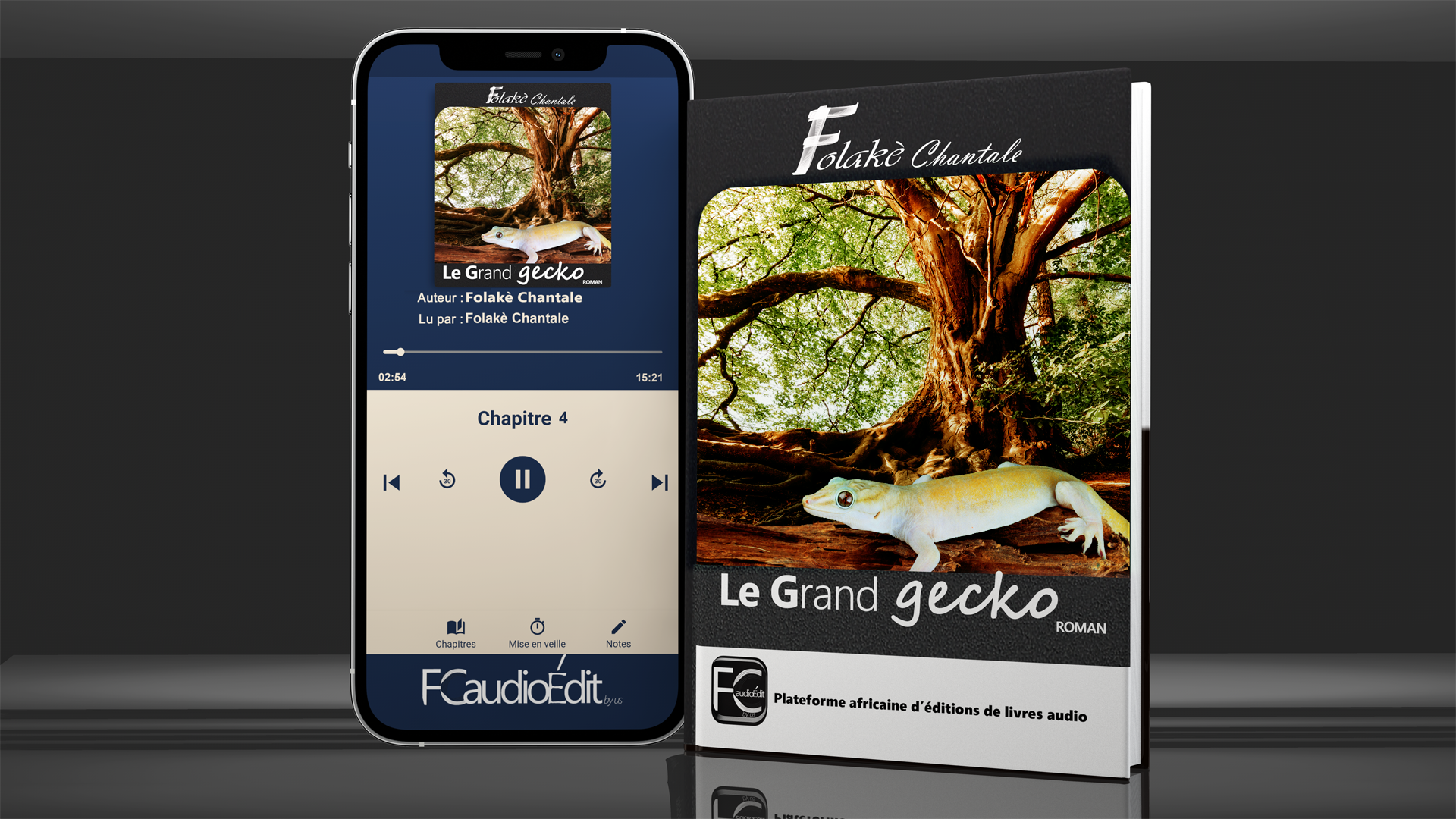 LIvre audio LE GRAND GECKO- Folakè Chantale